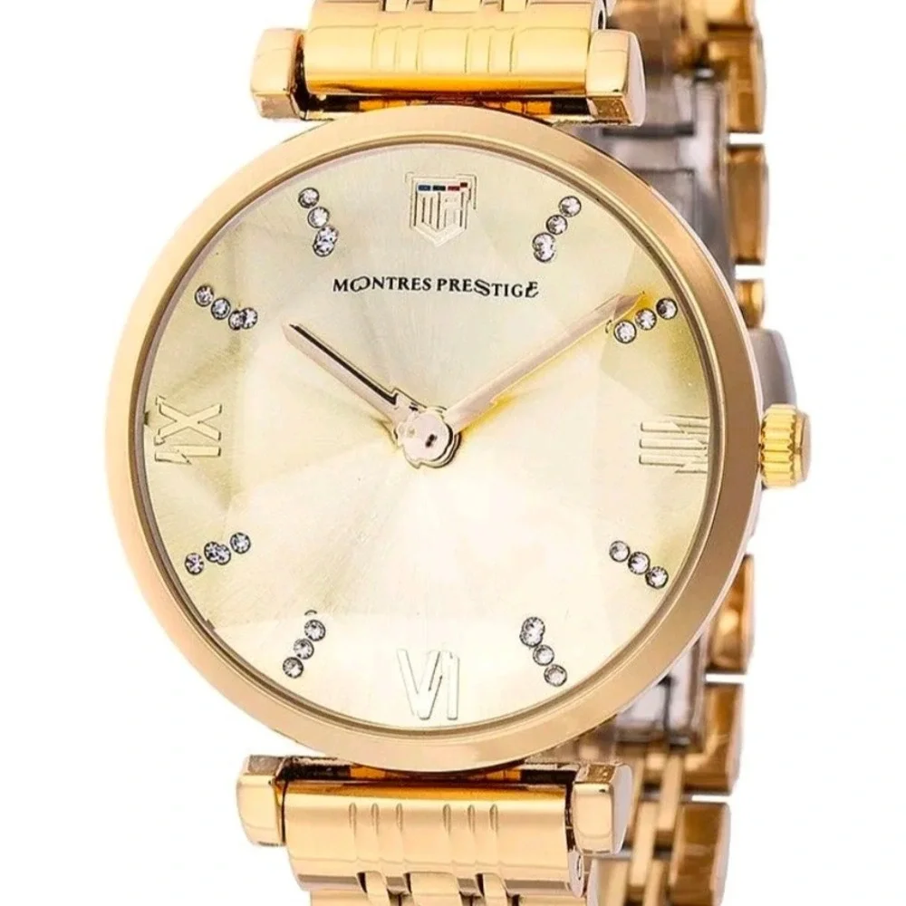 Montres Prestige X Invicta Women's Watch 32mm Gold MPW-0017 New